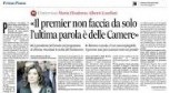 Casellati al Messaggero
